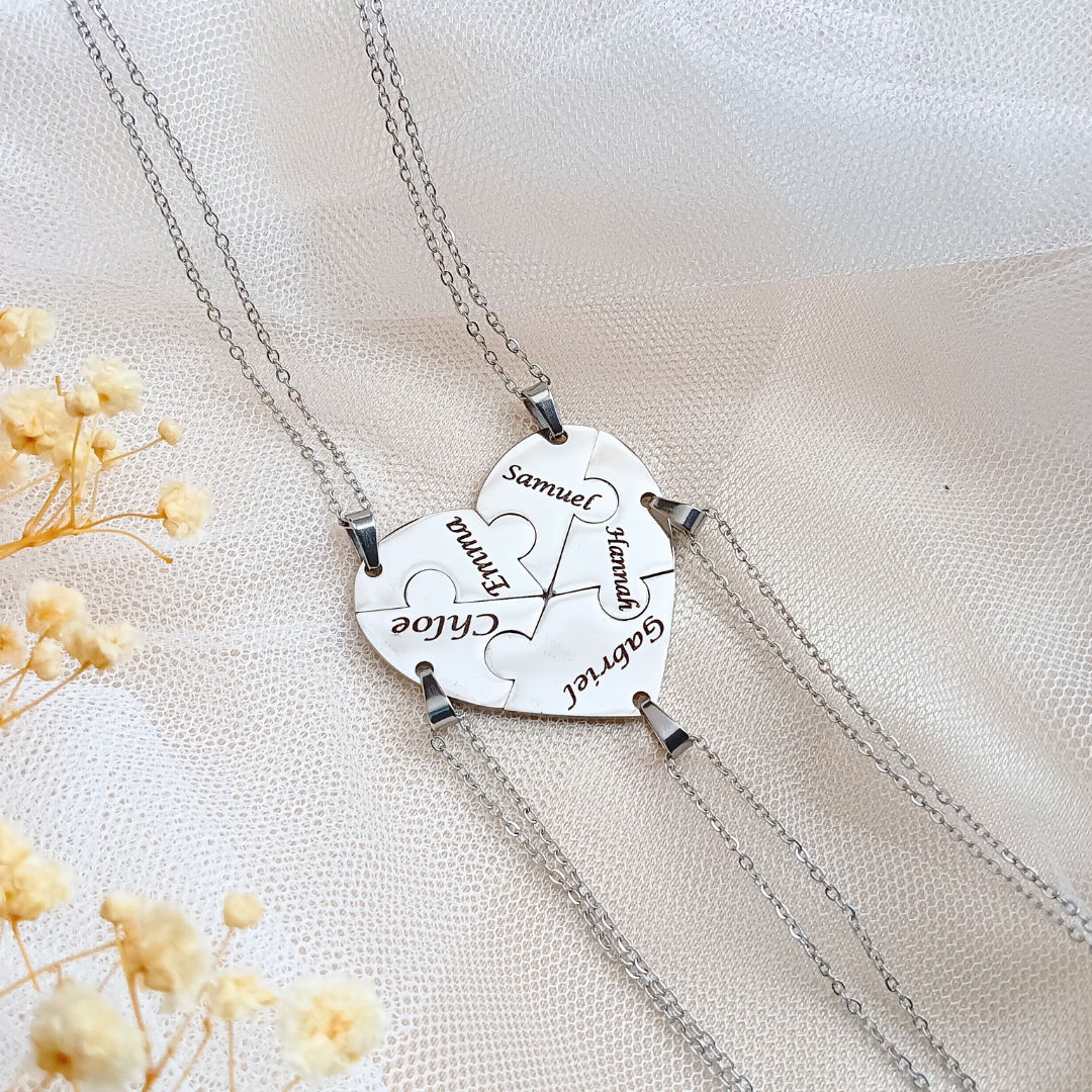 Personalized Puzzle Necklace