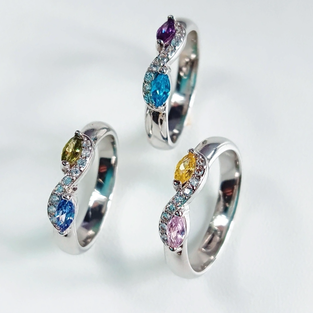 Infinity Birthstone Ring